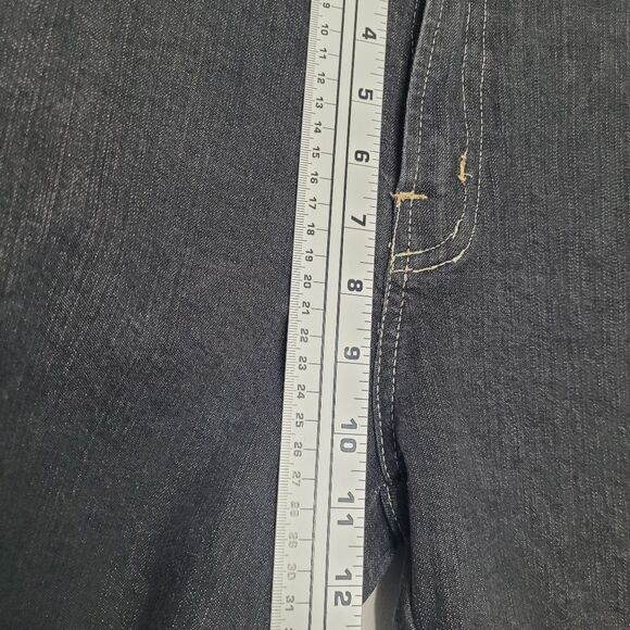 24 Karat black gray split hem western rodeo sequin beaded jeans size 12 - Picture 8 of 8